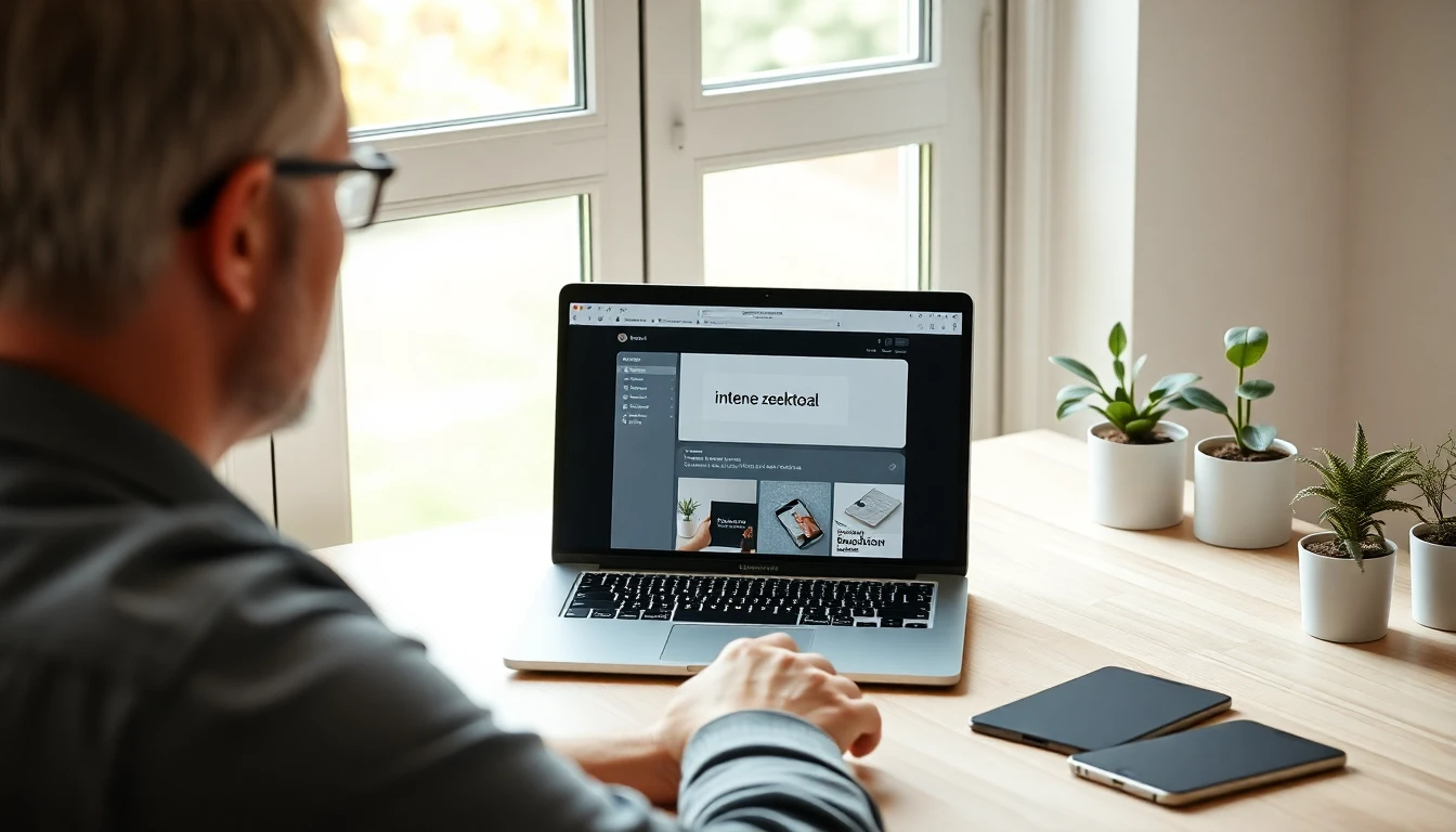 Scherm van een interne zoektool die projectbestanden met AI doorzoekt en antwoorden toont.